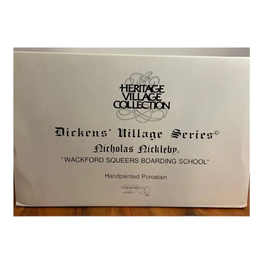 NICHOLAS NICKLEBY ‘WACKFORD SQUEERS BOARDING SCHOOL, DEPT 56‎